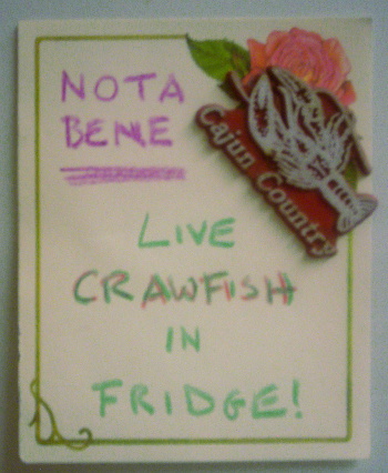 Because John would probably appreciate the warning/reminder before opening the fridge door.